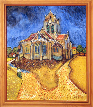 01 Església d'Auvers de Van Gogh 2001