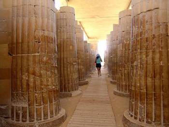Baix Egipte 07 Columnata capelles de Heb sed Sakkarah