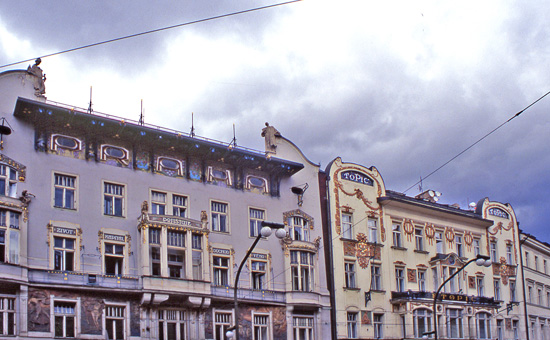 PRAGA 006 Edificis modernistes Praha i Tòpic