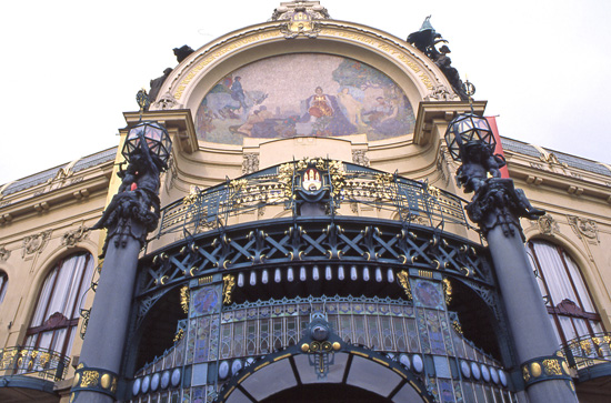 PRAGA 024 Casa Municipal Art Nouveau modernista