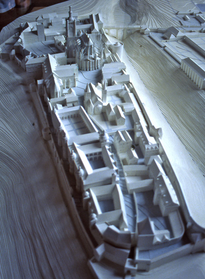 PRAGA 042 Maqueta Palau  real i catedral Sant Vito