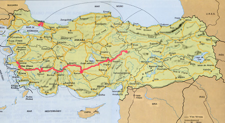 Turquia 45 Mapa